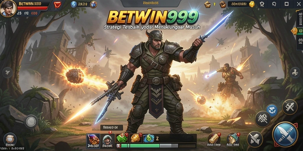 Tampilan gameplay penuh strategi dalam BETWIN999 yang seru.