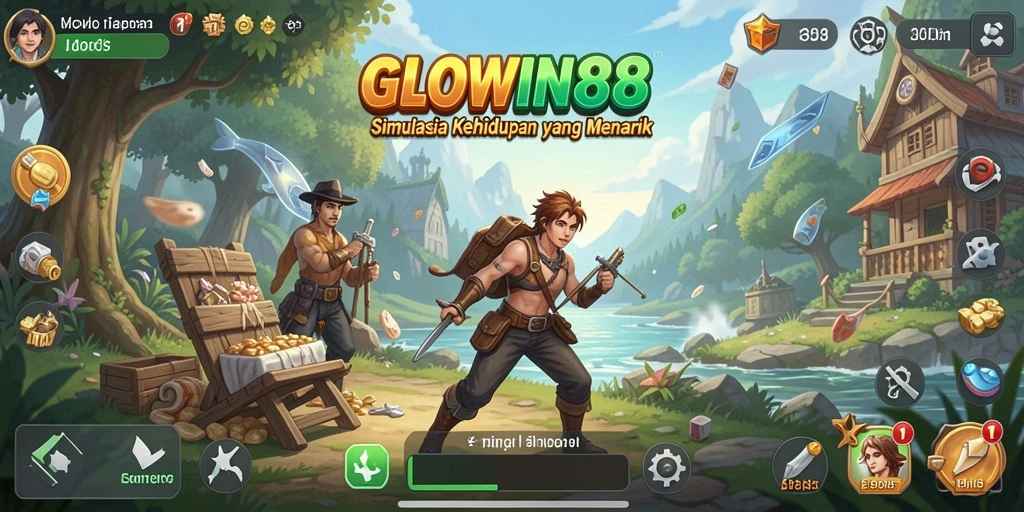 Tampilan gameplay GLOWIN88 yang menarik dan interaktif.