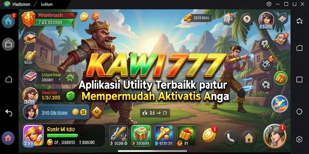 Tampilan antarmuka KAWI777 yang sederhana dan fungsional.