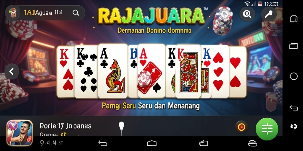 Tampilan gameplay menarik dari RAJAJUARA yang penuh aksi.