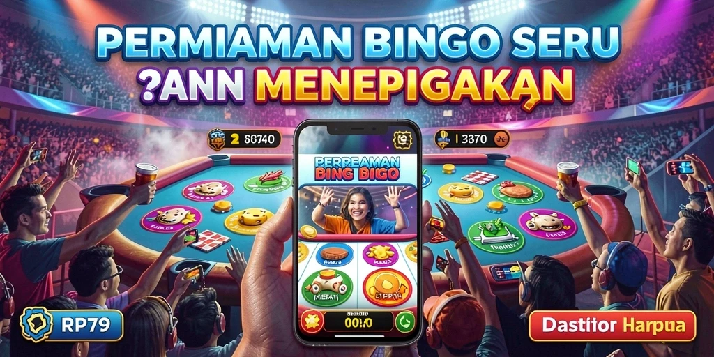 Tampilan gameplay Bingo yang seru dan menghibur.