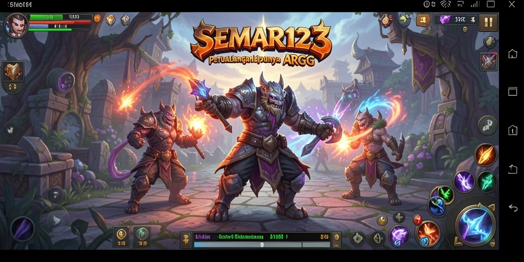 Gameplay SEMAR123 dengan pertarungan seru dan petualangan epik.