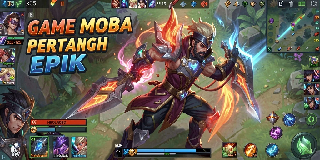 Screenshot menampilkan pertarungan intens di arena T6 dengan grafis memukau.