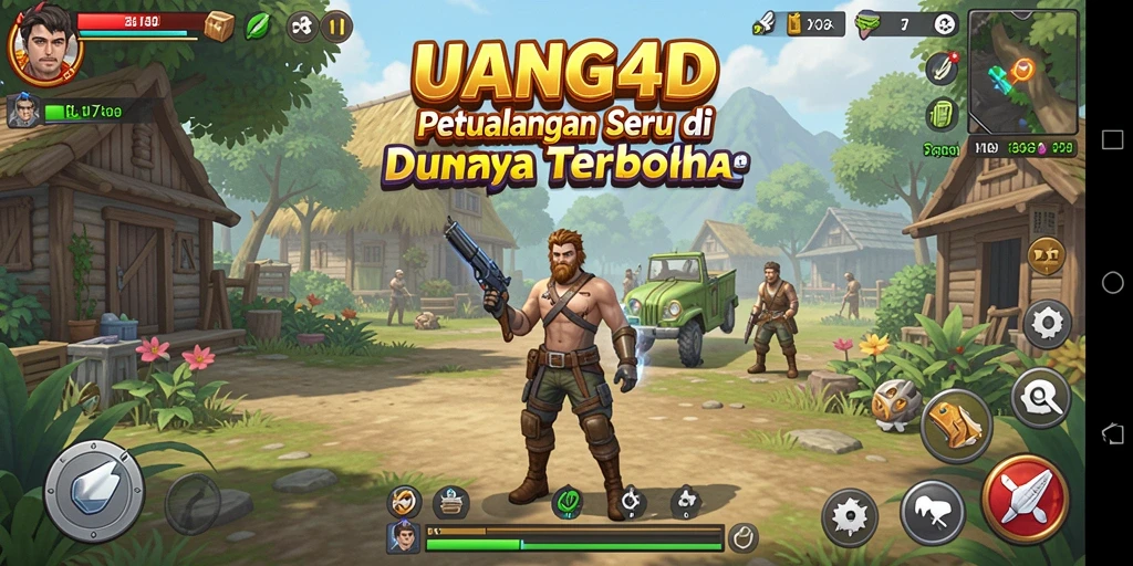 Tampilan menakjubkan dari gameplay Open World UANG4D.